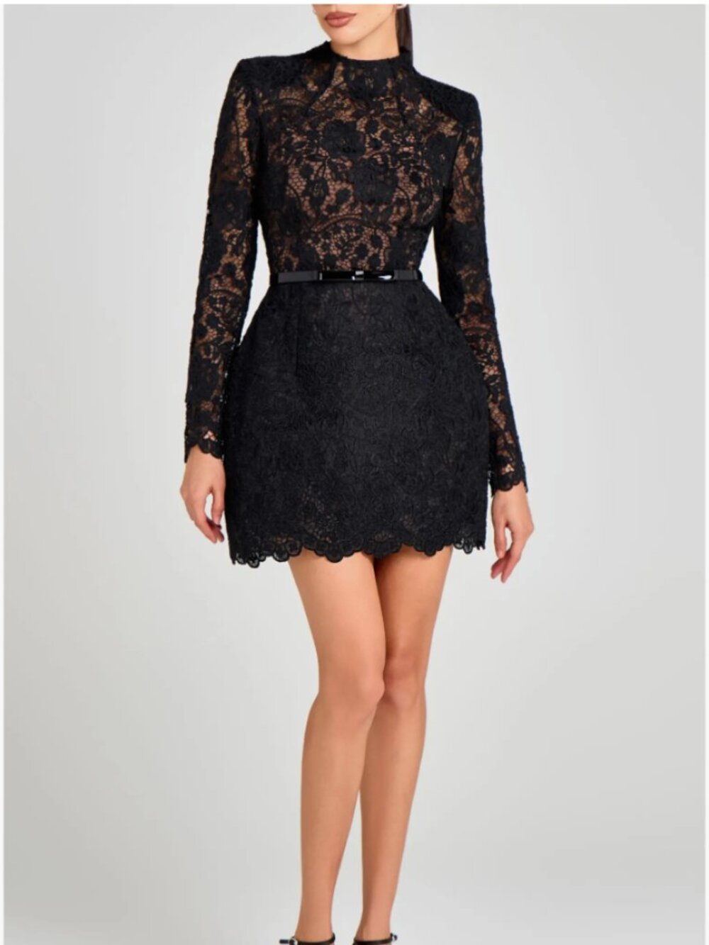 Nadine merabi Sophie Black Dress